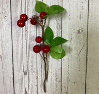 Веточка декоративная 16см,ягоды